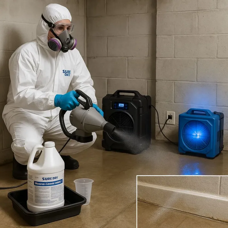 Sanitization and Odor Removal process in Oyster Bay, NY